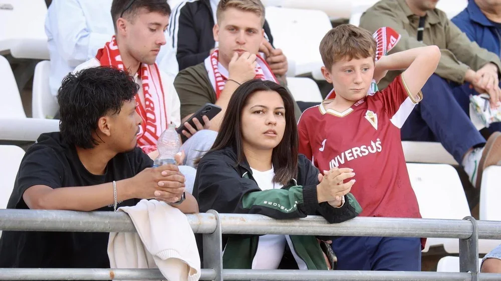 Las mejores imágenes del partido entre el Real Murcia y el Betis B