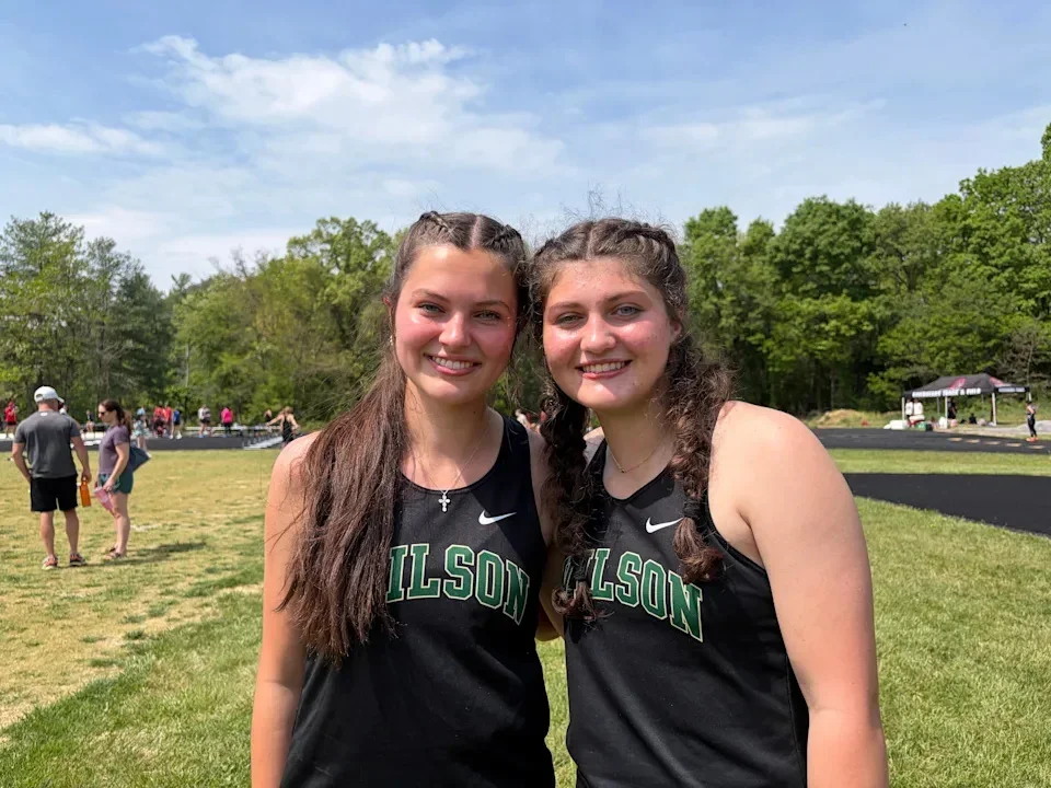Maddie and Katie Lawhorn are both helping the Wilson Memorial track and field team with their high jumping skills this spring.